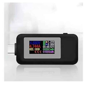 2-Way USB Type-C Tester HD Display Measurement Tool Tester Kws-1902C black