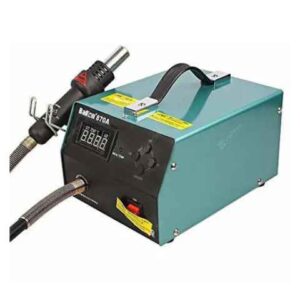 BAKON 870A soldering station with hot air gun,hot air SMD rework soldering station 550 W Temperature Controlled  (Round Tip)